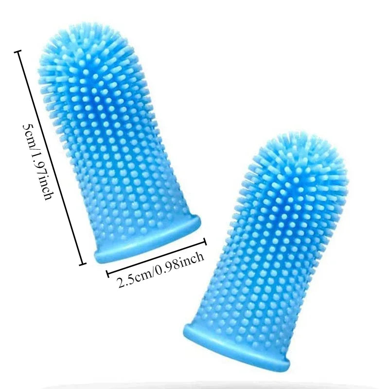 Super Soft Pet Finger Toothbrush for Dogs And Cats Nontoxic Silicone Breath Care Dog Toothbrush Cat Toothbrush Pet Products